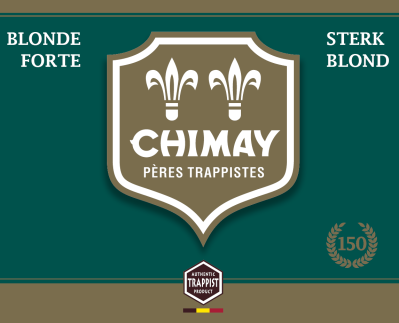 Chimay 150 logo Chimay 150 logo